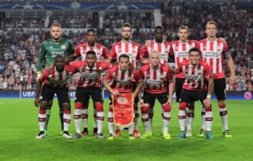 Once inicial del  PSV Eindhoven 