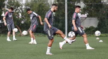 Hazard, con el Real Madrid.