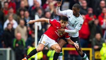 Alexis Sánchez frente al Liverpool.