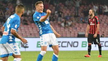 Napoli derrota a Milan en el último juego disputado