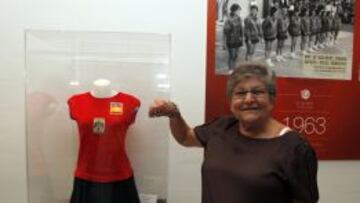 Pepa Senante, componente de la Selecci&oacute;n femenina de 1963. 