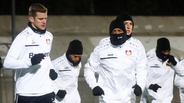 El Leverkusen se entrenó en el RZD Arena de Moscú.