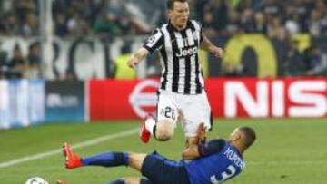 Lichtsteiner, lateral suizo de la Juventus.