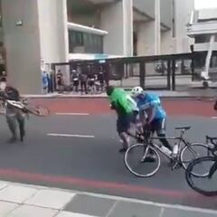 Se aplaza una prueba ciclista por vientos huracanados: qué locura