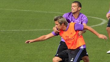 Coentrao y Pepe.