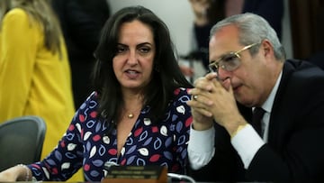 Bogot&Atilde;&iexcl;. Octubre 01 del 2018. En la Comisi&Atilde;&sup3;n Primera Constitucional Permanente se llev&Atilde;&sup3; a cabo el debate de la reforma a la justicia. En la foto: Mar&Atilde;&shy;a Fernanda Cabal, senadora. (Colprensa - Diego Pineda)