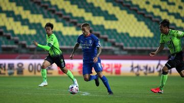 As¨ª fue el primer partido de liga de la temporada en Corea