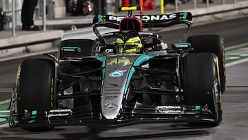 Lewis Hamilton (Mercedes W15). Las Vegas, Estados Unidos. F1 2024.