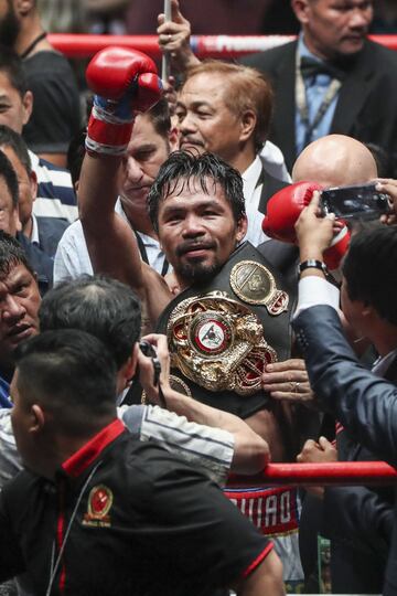 La victoria número 60 de Manny Pacquiao bajo la lente