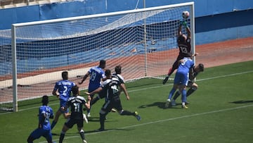 Momento del partido Lorca-Marbella.