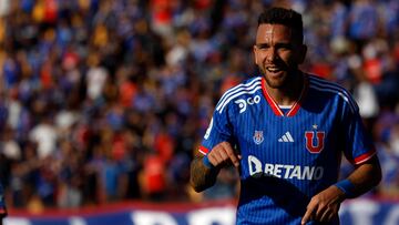 Futbol, Universidad de Chile vs Coquimbo Unido.
Fecha 28, campeonato Nacional 2023.
El jugador de Universidad de Chile Matias Zaldivia es fotografiado durante el partido de primera division contra Coquimbo Unido disputado en el estadio Santa Laura de Santiago, Chile.
24/11/2023
Andres Pina/Photosport

Football, Universidad de Chile vs Coquimbo Unido.
28th turn, 2023 National Championship.
Universidad de Chile's player Matias Zaldivia is pictured during a first division match against Coquimbo Unido at the Santa Laura stadium in Santiago, Chile.
24/11/2023
Andres Pina/Photosport