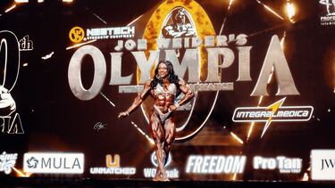 Andrea Shaw, nacida en Detroit, ha sido campeona de Ms. Olympia cinco años consecutivos (2020, 2021, 2022, 2023 y 2024).