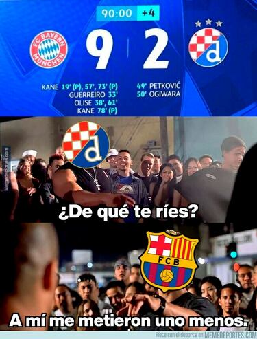 Los mejores memes de la primera jornada de Champions