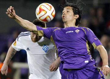 En la temporada 2014-2015, Sevilla eliminó a la Fiorentina de Matías Fernández en semifinales.