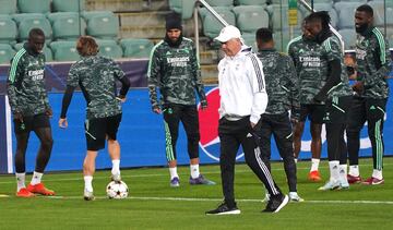 Real Madrid's Italian coach Carlo Ancelotti 