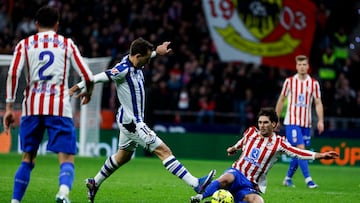 La Real Sociedad y el Atlético de Madrid ya se han visto las caras en la Liga tanto en la primera como en la segunda vuelta.