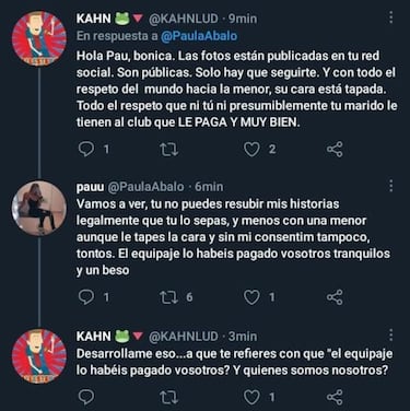 La mujer de Campa?a la la en redes en pleno Sevilla-Levante