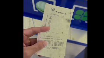 Gana en la Quiniela y no se hace millonario por no confiar en su equipo: “Me dejó loco…”