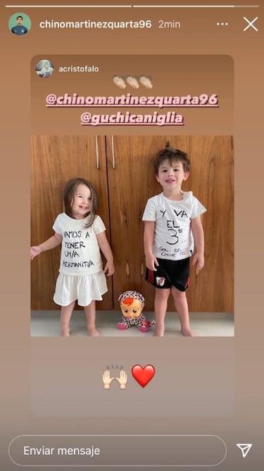 Anuncio familiar con chicana a Boca: Lucas Martínez Quarta será papá otra vez