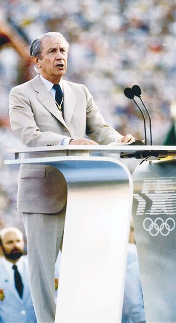 En Los Ángeles 84 debutó Juan Antonio Samaranch como presidente del Comité Olímpico Internacional, cargo que ocupaba desde 1980.