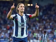 Sergio Canales celebrates his goal 2-0 of Monterrey during the 9th round match between Monterrey and Queretaro as part of the Liga BBVA MX Varonil, Torneo Clausura 2026 at BBVA Bancomer Stadium, on March 04, 2026 in Monterrey, Nuevo Leon, Mexico.