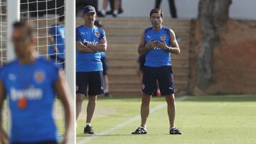 Marcelino, en Paterna.
PRETEMPORADA PRETEMPORADA