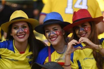 Las imágenes del Ecuador-Francia