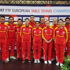 España disputa el Campeonato de Europa de Tenis de Mesa