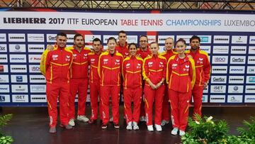España se encuentran en Luxemburgo para participar en el Campeonato de Europa de Tenis de Mesa que se disputará entre el 13 y el 17 de septiembre.
