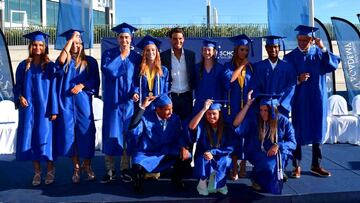 Rafa Nadal grad&uacute;a a los primeros alumnos de su academia en Mallorca