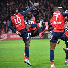 El Lille frena la buena racha del Olympique de Lyon