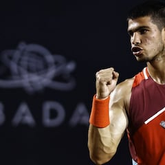 El partido de Carlos Alcaraz, suspendido por la lluvia