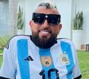 Vidal explicó su alegría por Argentina y aclaró polémica de la camiseta