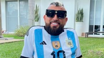 Vidal explicó su alegría por Argentina y aclaró polémica de la camiseta