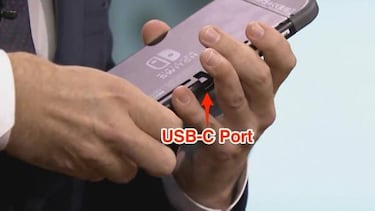 Se muestran nuevos puertos y conexiones en Nintendo Switch