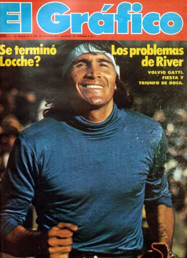 Gatti fue todo un fenómeno mediático acaparando portadas en una de las revistas de fútbol más importantes de Argentina, El Gráfico. 