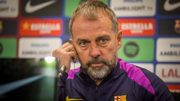 Flick, en conferencia de prensa.