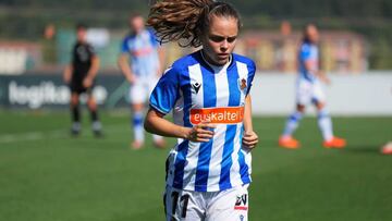 Cecilia, en un partido de esta temporada