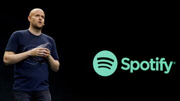 FILE PHOTO: Spotify CEO Daniel Ek speaks during a media event in New York, U.S., May 20, 2015. REUTERS/Shannon Stapleton/File Photo/File Photo