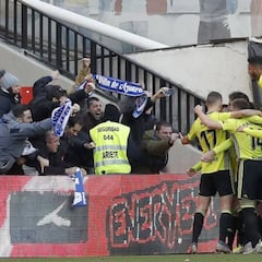 El Zaragoza se alía con el VAR para castigar a un Rayo sin filo