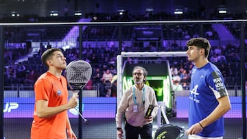 Tapia y Coello, la pareja diestro y zurdo que domina el pádel masculino.