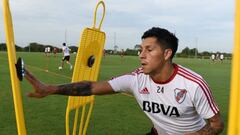 Enzo Pérez sigue siendo duda para la final de Copa