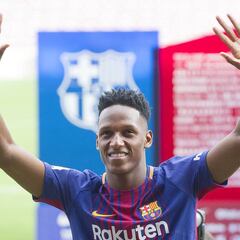 Yerry Mina, en el Top 10 de las ventas más caras del Barça