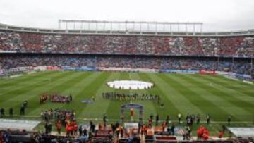 Reunión de seguridad, 500 madridistas en el Calderón