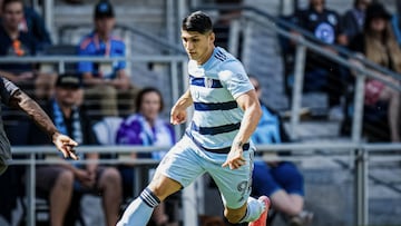 El delantero Alan Pulido arrancó bien su paso por Sporting Kansas City, sin embargo, una lesión lo terminó apartando al gradod e no jugar en el 2022.