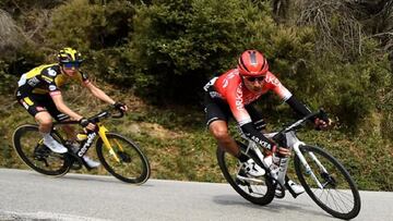 As&iacute; fue el debut de los nueve colombianos en la Volta a Catalunya. Nairo Quintana, corredor del Ark&eacute;a fue el merjor. Andreas Kron se llev&oacute; la etapa