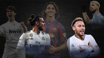 La transici¨®n de ¨ªdolo a se?alado: Neymar, Bale, Ag¨¹ero, Ibra...