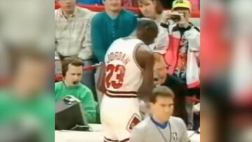 Aquel disparate de dos periodistas con el ritual de Jordan prepartido