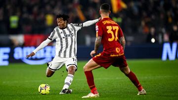 Cuadrado, presente en derrota de Juventus ante Roma por Serie A