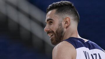 Luca Vildoza, durante un partido con el Baskonia.